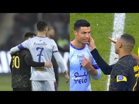 Ronaldo Shows Respect to Messi and PSG Players