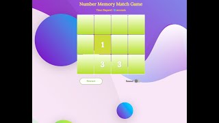 Details Number Memory Match Game News
