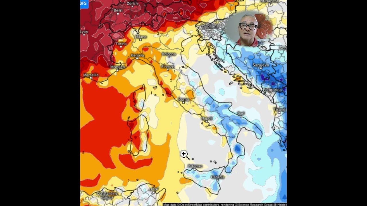 previsioni per il weekend e primi giorni della settimana prossima