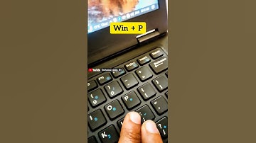 projector and share screen shortcut #computer #windows #tech #ideas #trick #pc #screenshare  #proje