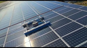 sunbotics – Robot-montage & -system cleaning on the roof – 1,45 m & 2 m