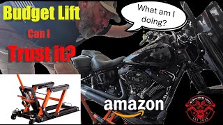 Vevor Hydraulic Motorcycle Lift Jack on Amazon