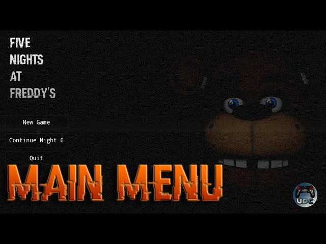 A little menu UI I wanted to make for FNAF if it ever had a