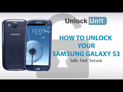 How To Unlock Your Samsung Galaxy S3 Youtube