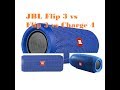 JBL Flip 3 (original) vs Flip 3 (copy) vs Charge 4