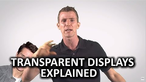 Transparent Displays as Fast As Possible