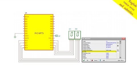Creating a simple counter circuit using a PIC microcontroller with C language programming
