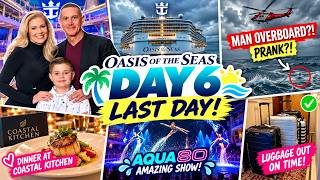 Full Oasis of the Seas Spring Break Cruise Day 6: A Rainy Sea Day, a Man Overboard & a Last Night of Fun! News