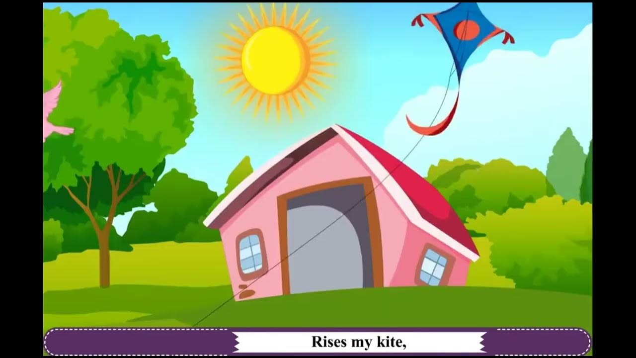 My Kite Nursery Rhymes My Kite Rhymes Rhyme cartoon video kids