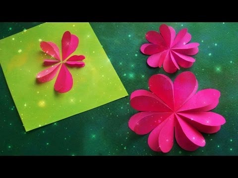 Как Быстро Вырезать Сердечки Из Бумаги. Цветы, Бабочки на Открытки 8 Марта, День Рождения