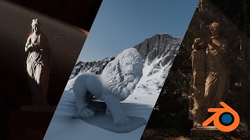 STATUES | Real-time scene lighting with Eevee (Blender 3D Animation)