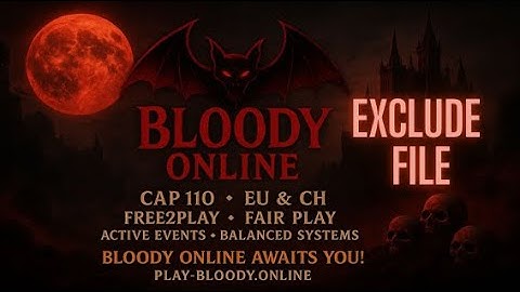 Bloody-Online [How to Exclude a File or Folder] from Windows Defender Scan In Windows 10