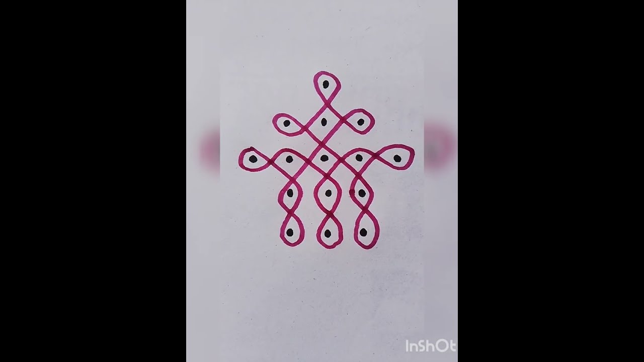 Different types of Easy and simple Rangoli Design # Beautiful kollam Rangoli #