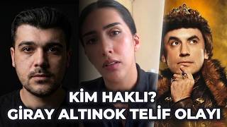 GİRAY ALTINOK 1 MİLYON TL'LİK TELİF OLAYI! | Satıcı mı Haklı, Sanatçı mı?