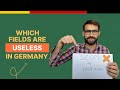 How to find scope of your field in germany