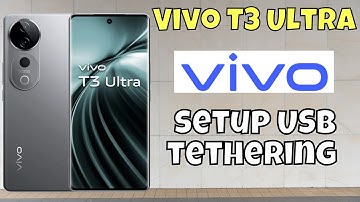 Vivo T3 Ultra USB Tethering || How to setup USB tethering (Easy Tutorial)