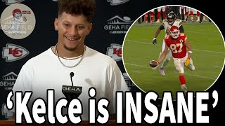 Patrick Mahomes Likens Travis Kelce To His Daughter Sterling After Lateral Pass