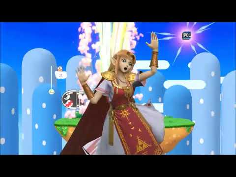 スマブラSP　ゼルダ手前バースト