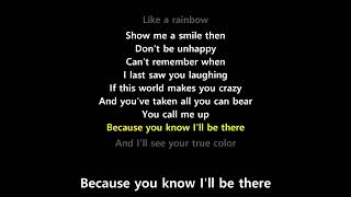 True colors (Lyrics) - Cyndi Lauper