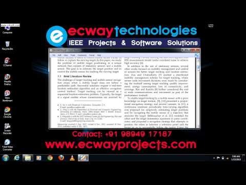 2013 IEEE  Target Tracking and Mobile Sensor Navigation in Wireless Sensor Networks