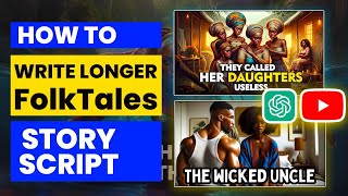 How to write Longer African Folktales script using ChatGPT | #Africanfolktales #stories #tales screenshot 4