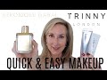 WEEKEND EDITION GRWM | QUICK & EASY MAKEUP USING TRINNY LONDON | BURBERRY |PLUS VERONIQUE GABAI!