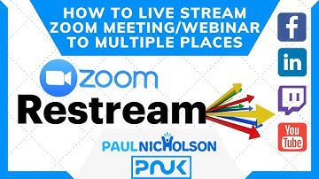 How To Live Stream Zoom To Multiple Platforms With Restream