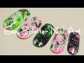 Easy Splatter Nail Art