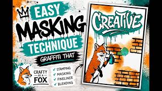 Easy Masking Technique Card Tutorial | Graffiti That Collection