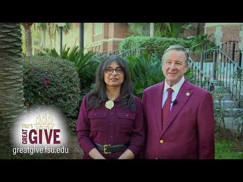 Pres. Richard Mccullough x First Lady Dr. Jai Vartikar Thank You For A Successful Fsu's Great Give