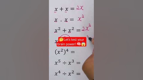 🧠 Power Rule Trick! x⁴ ÷ x² = ? Only Geniuses Solve This 😱👇 #Shorts#maths #mathlogic