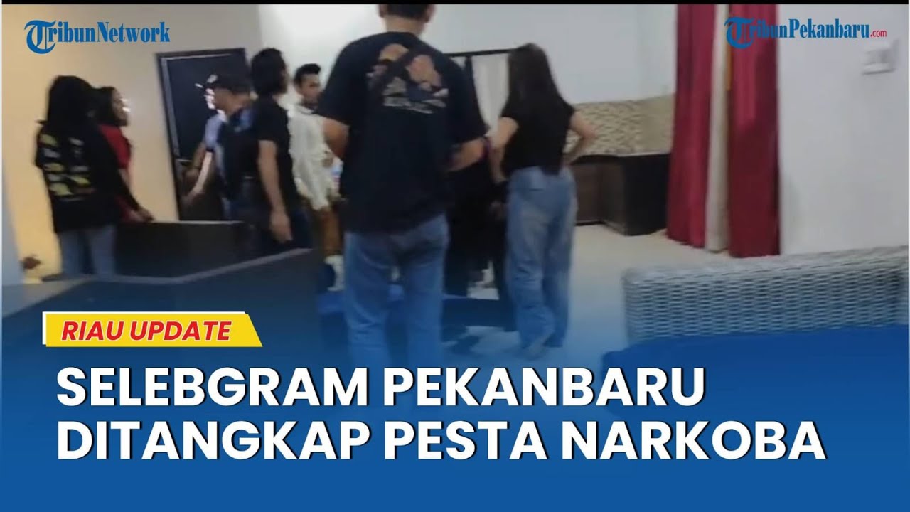 Pesta Narkoba di Penginapan Pekanbaru Digerebek, Ada Selebgram hingga Pengusaha