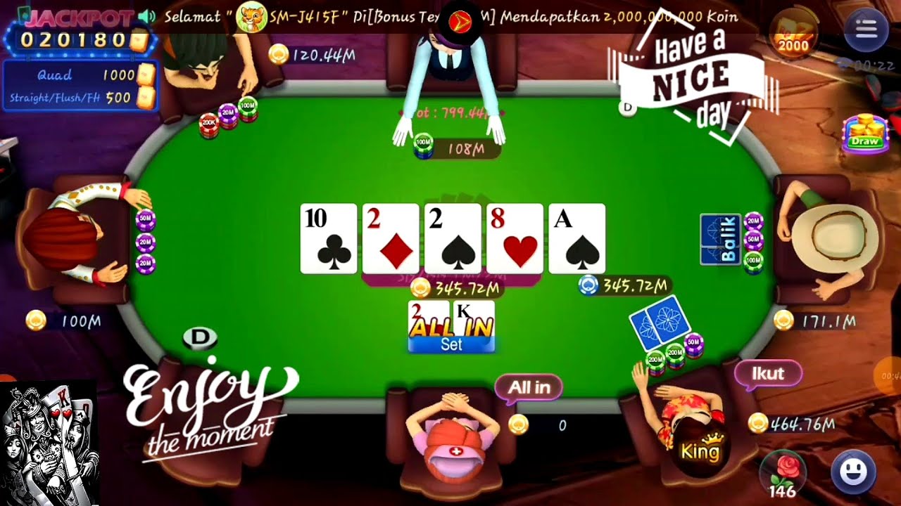 akun texas holdem online