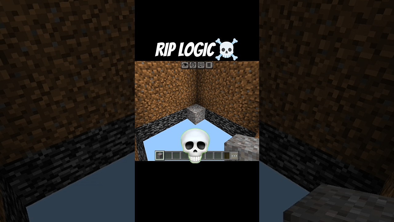 Minecraft Gravel Logic💀