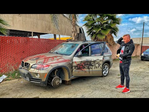Забрали брошенный BMW X5 за 750$ Что с ней?