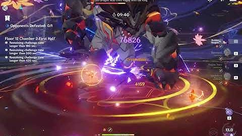 Abyss 2.4 12-2-1 Speedrun Hypercarry Raiden (27 Sec)