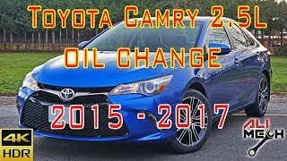 Toyota Camry 2.5L Engine OIL CHANGE  2015-2017/and replace oil filter and reset maintenance ALIMECH