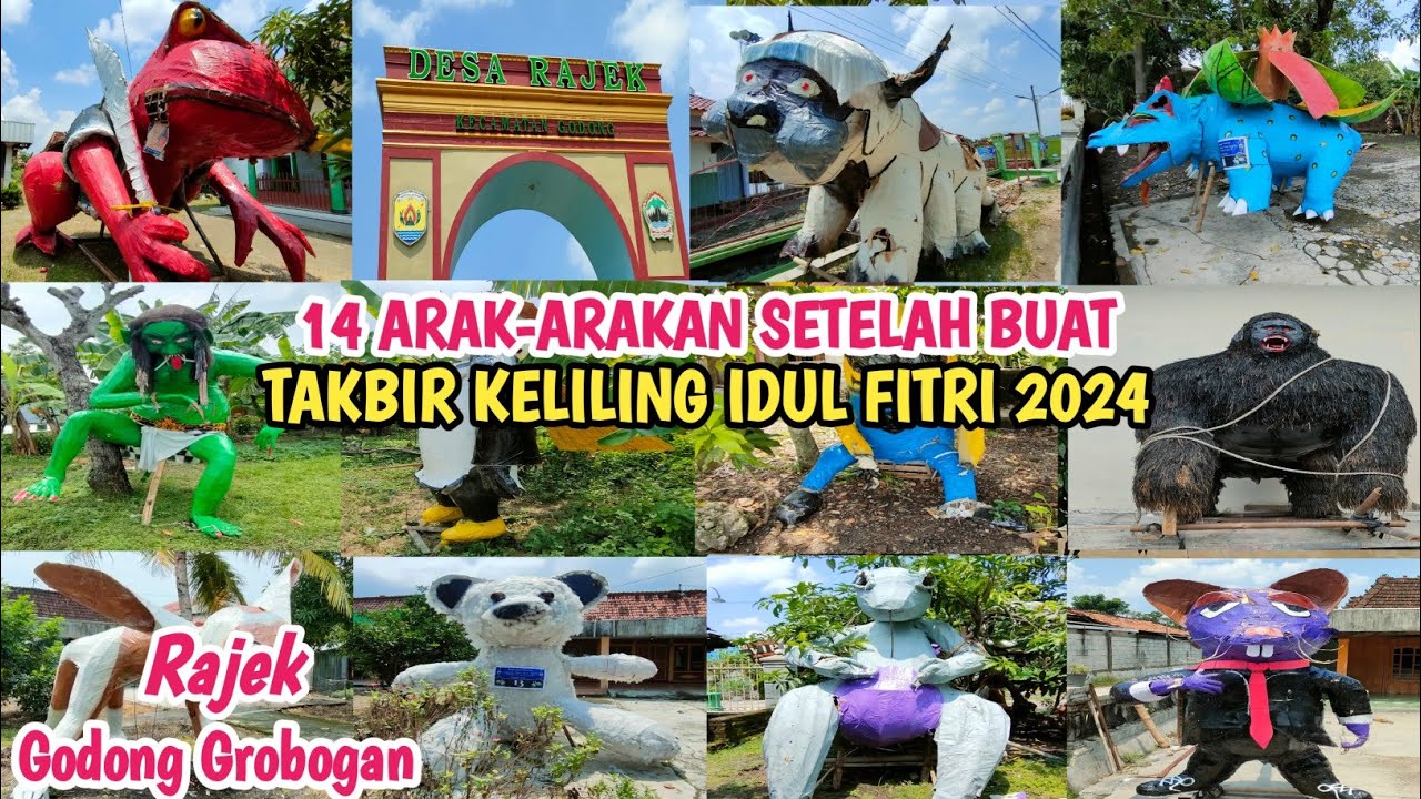Review Full‼️Inilah Kondisi Arak-arakan Setelah Buat Takbir Keliling Idul Fitri 2024 - Rajek Godong