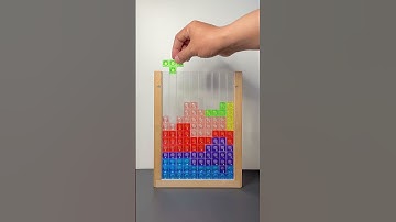 PART 227 || Relaxing ASMR Tetris | Hypnotic Block Stacking in a Dramatic Monochrome World