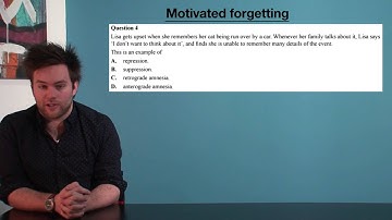 VCE Psychology - Motivated Forgetting