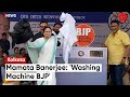Mamata banerjee launches her slogan campaign washing machine bjp