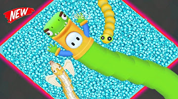 Snake io🐍 I Circling 2 Biggest Snake! Top 01 Snake The Map Epic Snakeio Gameplay Snake Game