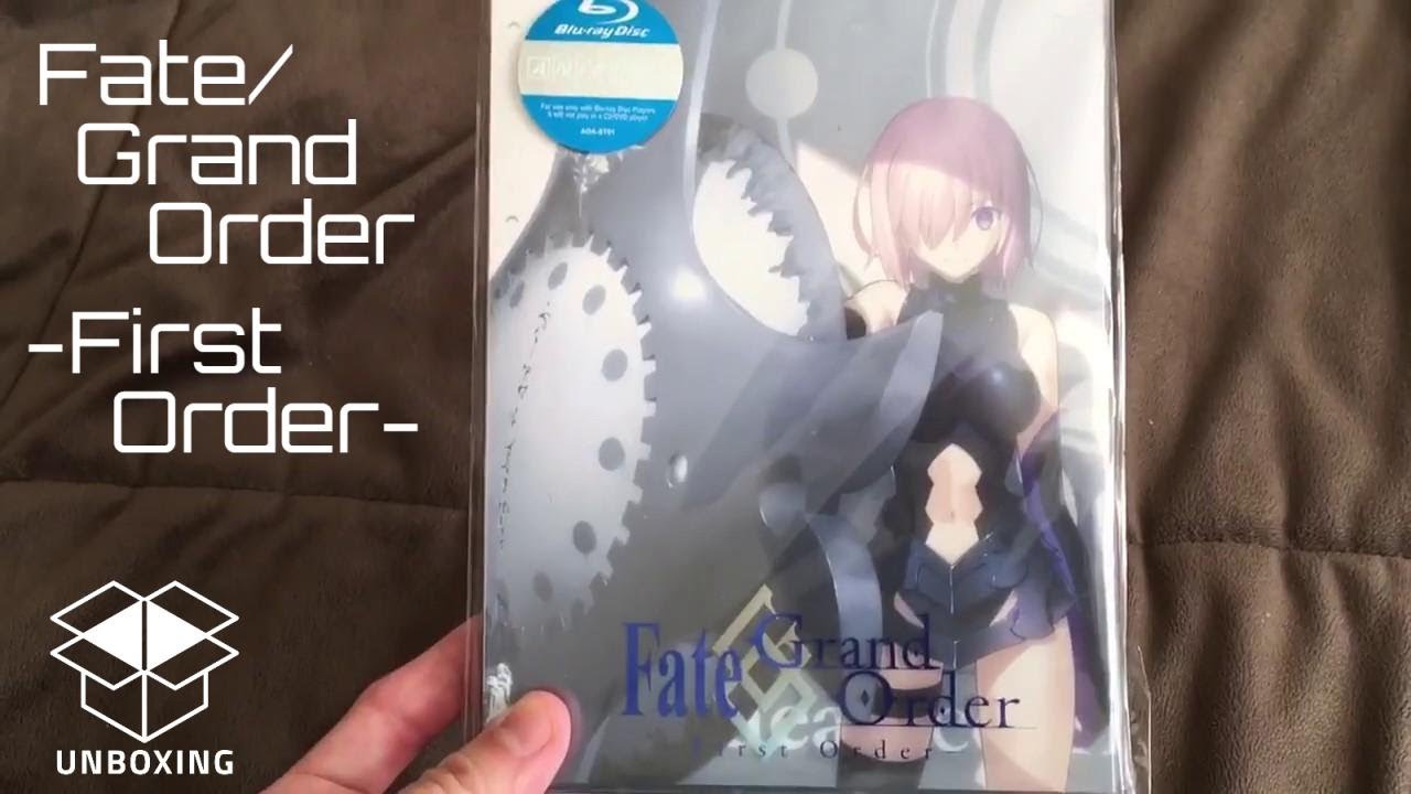 Fate/Grand Order First Order English Dub Bluray Unboxing YouTube