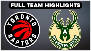 Toronto Raptors Vs Milwaukee Bucks - Full Team Highlights October 24, 2025