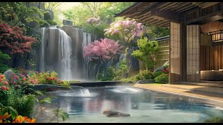 Tranquil Rainfall in a Japanese Zen Garden 🌿 Perfect Rain Sounds and Piano Music for Deep Relaxation