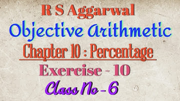 Percentage in Bengali #Shortcut Tricks on Percentage #Objective Arithmetic #R S Aggarwal (Part - 6)