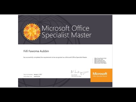 Microsoft Office Specialist