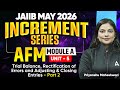JAIIB May 2026 | JAIIB AFM Module A Unit 5: Trial Balance, Rectification of Errors | Priyanshu Ma'am