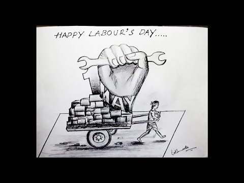 Premium Vector | Happy labour day illustration design