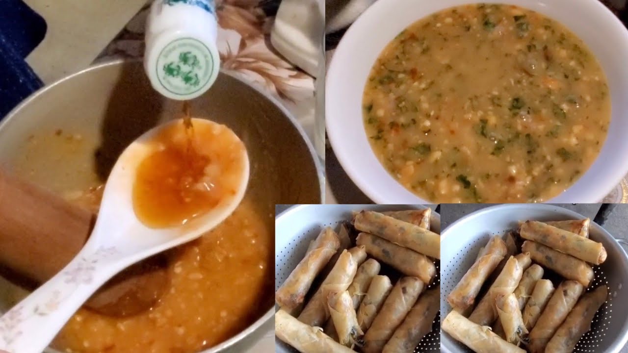 how to make egg roll sauce, qhia ua kua ntsw kab yob ua yooj yim noj qab